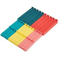 Ikea Bávara Cierre Horquillas- Multicolor- 16x12x3 cm- 30 Unidades